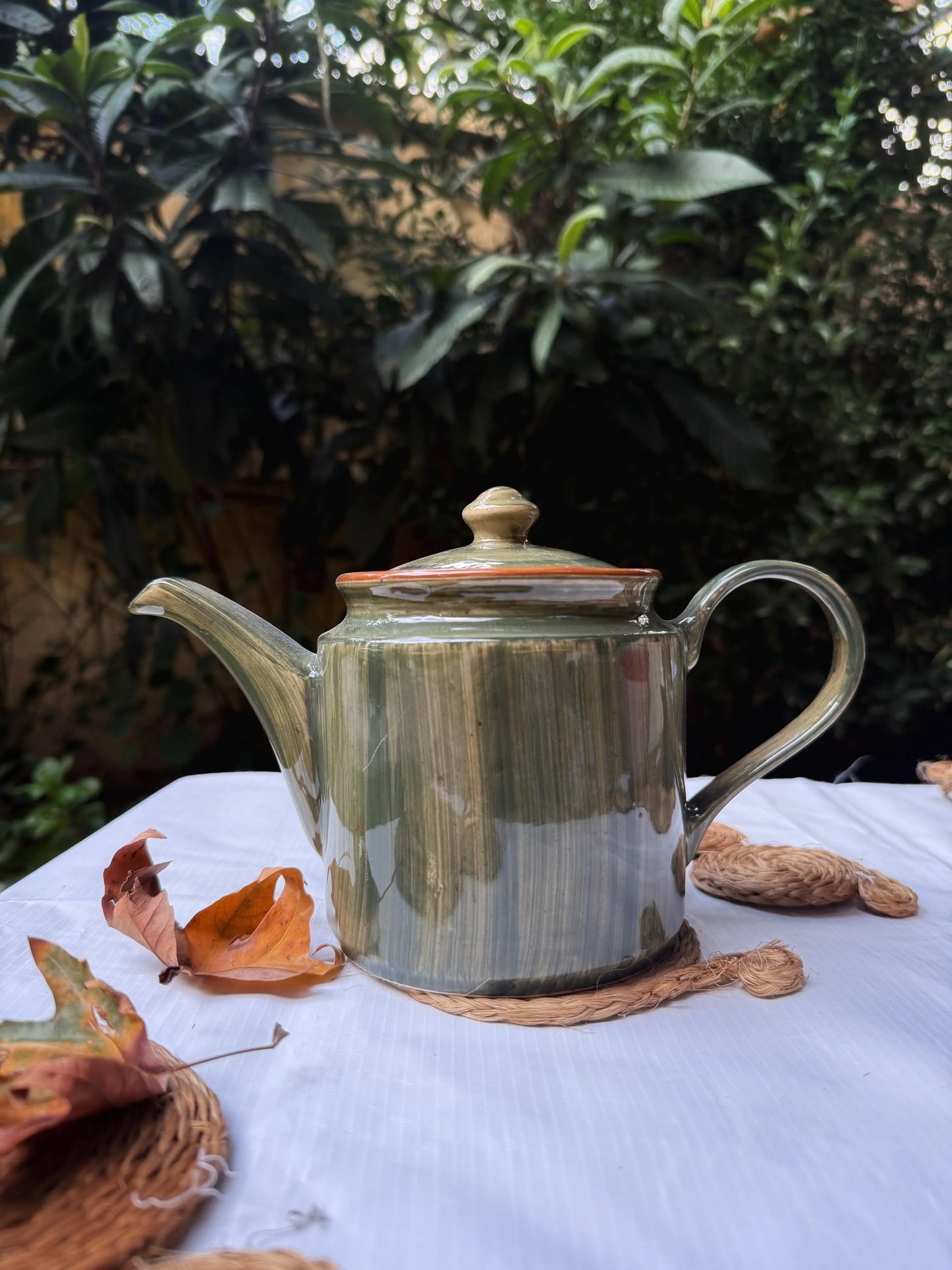 Selin Tea Set - Sage Green - The Home Palette - 1349.0 - cups