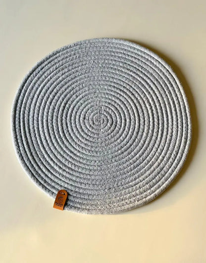 Stone Grey Placemats - Set of 2 - The Home Palette - 1999.0 - Placemats
