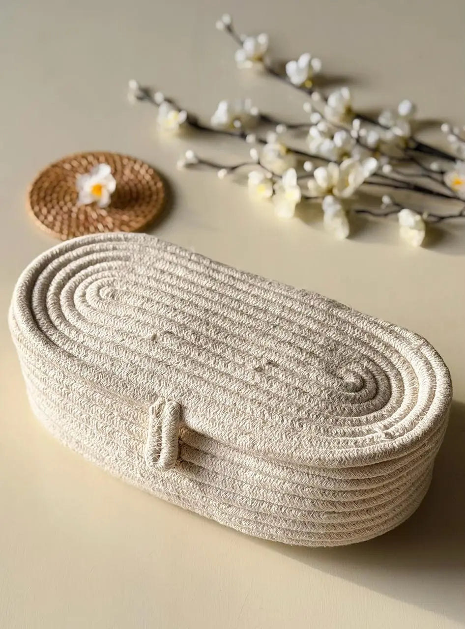 THP Cream Nest Tissue Box - The Home Palette - 1599.0 - Basket