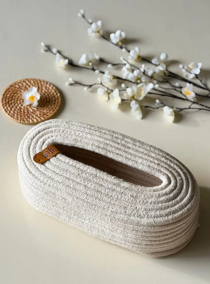 THP Cream Nest Tissue Box - The Home Palette - 1599.0 - Basket