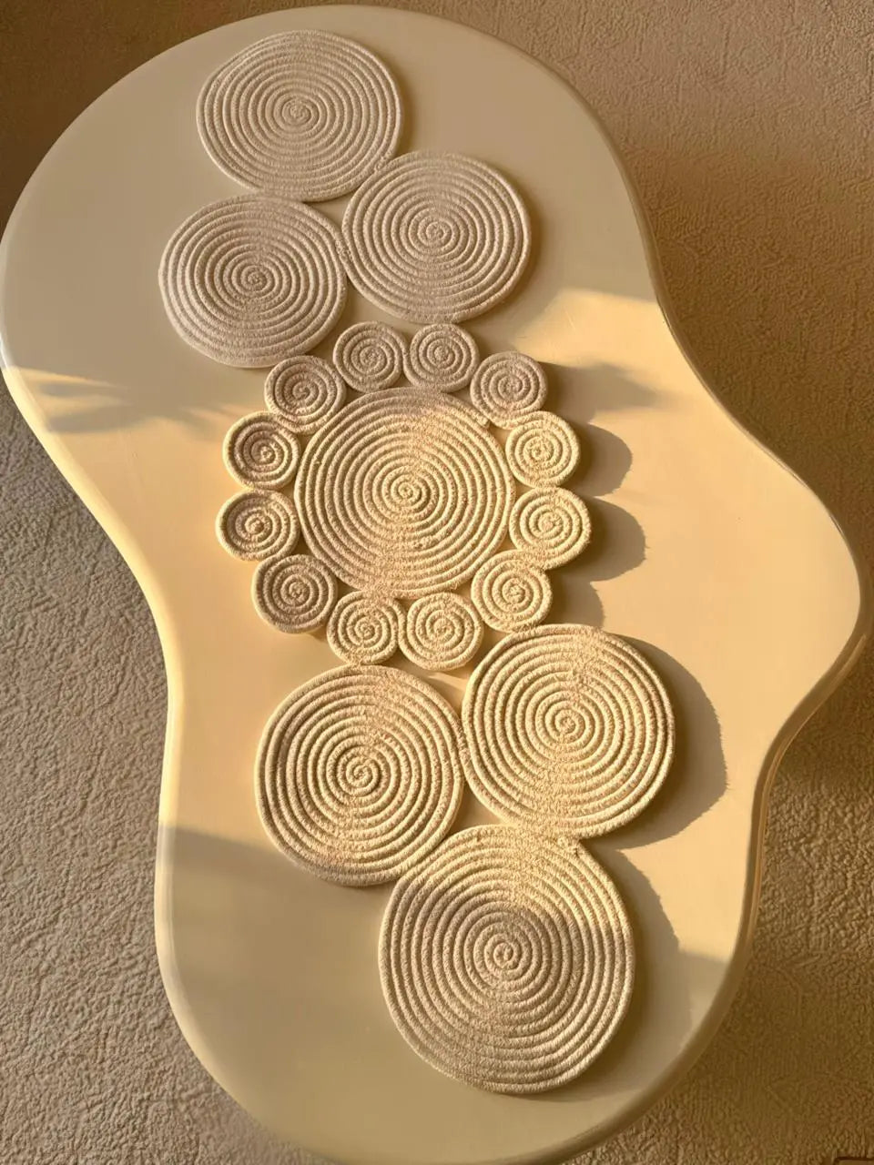 THP Cream Table Runner - The Home Palette - 5999.0 - Table Runner