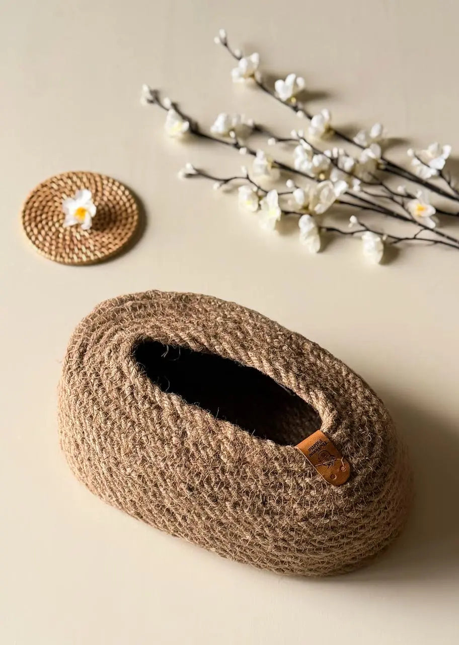 THP Jute Nest Tissue Box - The Home Palette - 1999.0 - Basket