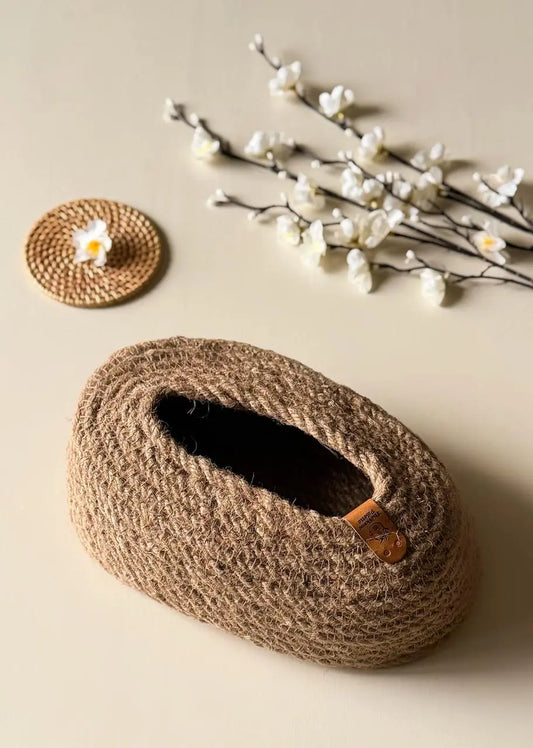 THP Jute Nest Tissue Box - The Home Palette - 1999.0 - Basket