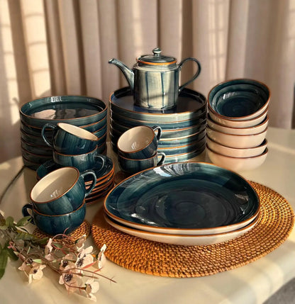 Teal Breakfast Set - 33 pcs - The Home Palette - 31799.0 - 