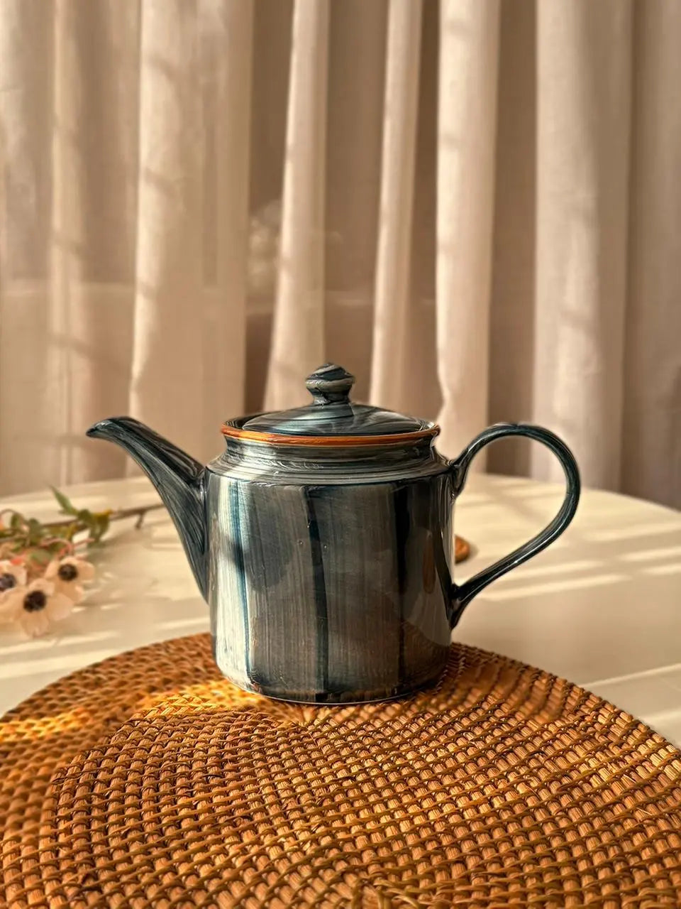 Selin Tea Set - Teal - The Home Palette - 1349.0 - cups