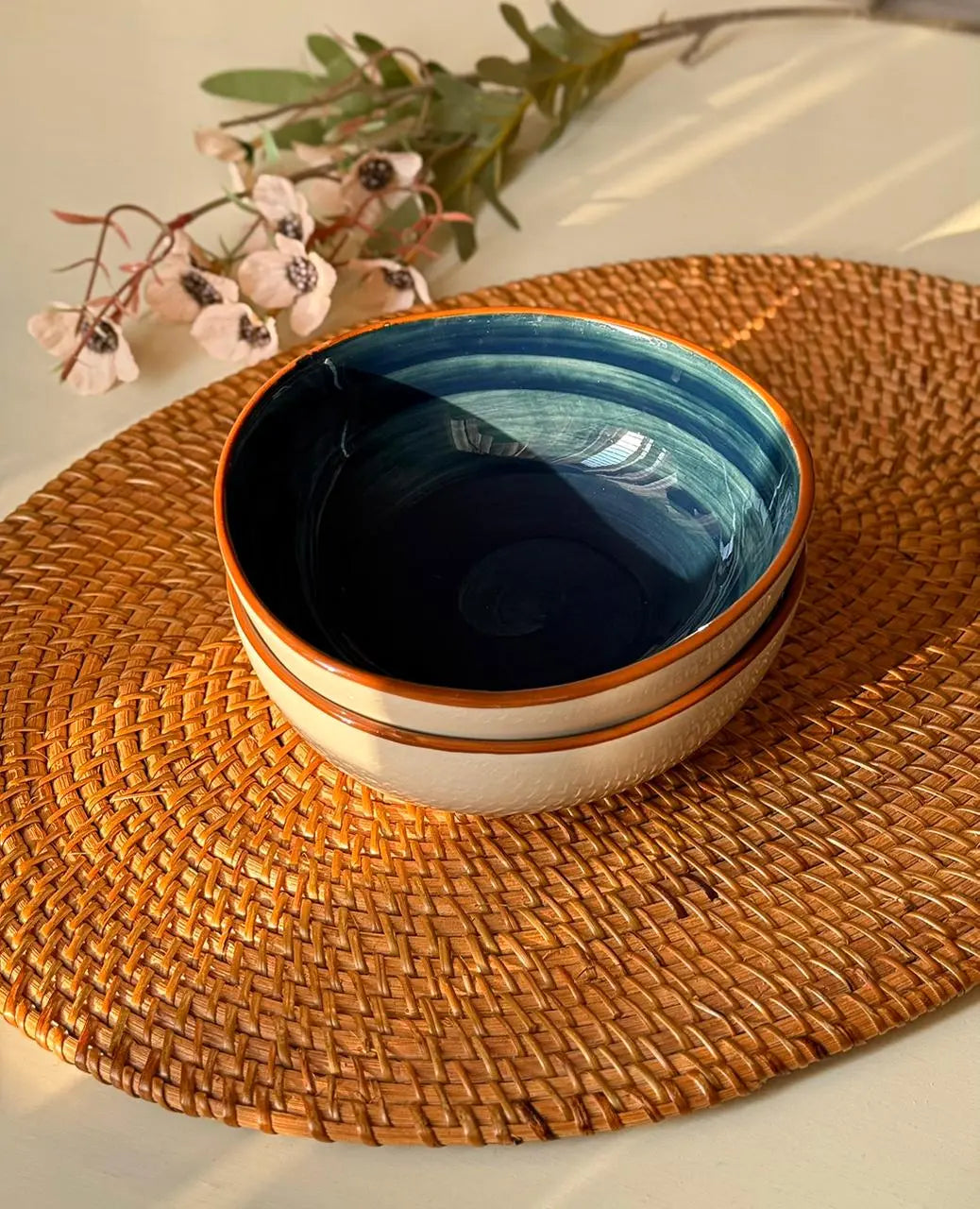 Teal Premium Dinner Set - 45 pcs - The Home Palette - 46145.0 - 