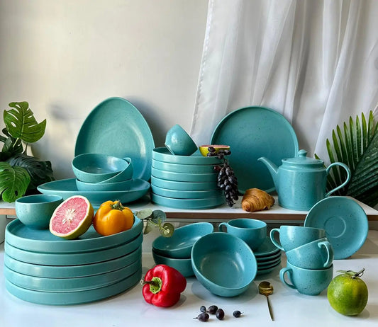 Turquoise Dinner Set - 33pcs - The Home Palette - 31799.0 - 