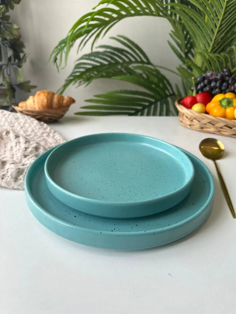 Turquoise Platter - The Home Palette - 549.0 - Platter