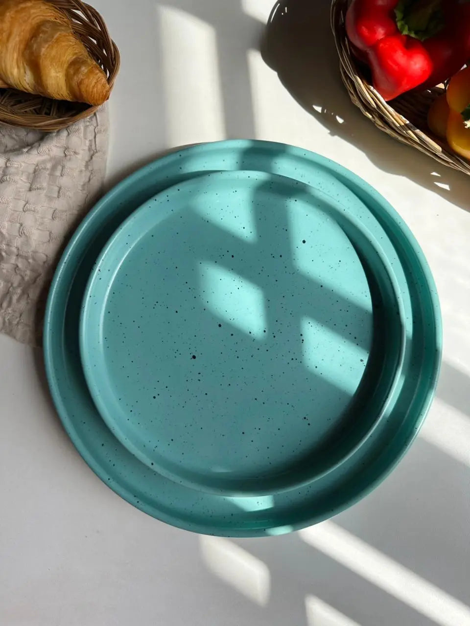 Turquoise Platter - The Home Palette - 549.0 - Platter