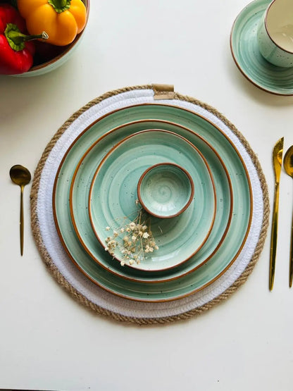 Pearl Edge Placemats - Set of 2