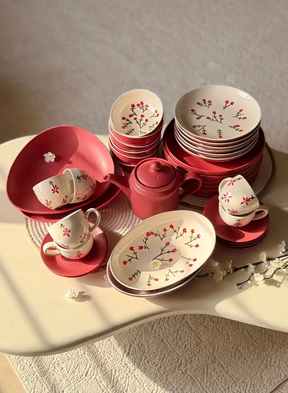 Windsor Bloom Premium Dinner Set - 35 pcs