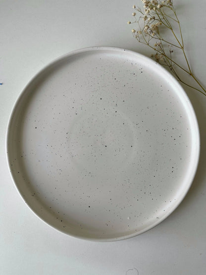 White Speckled Platter - The Home Palette -  - Platter