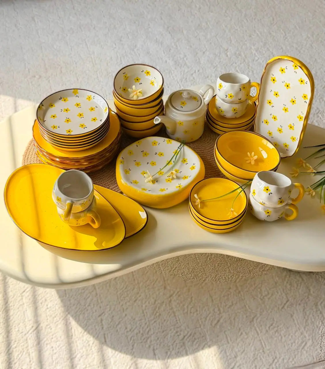 Limone Gardenia Premium Dinner Set - 36 pcs