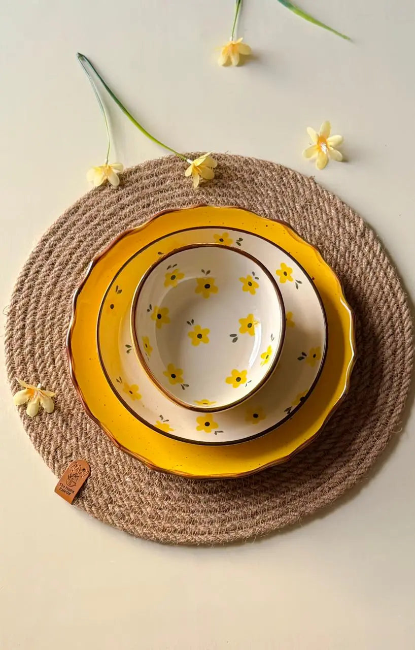 Limone Gardenia Premium Dinner Set - 36 pcs
