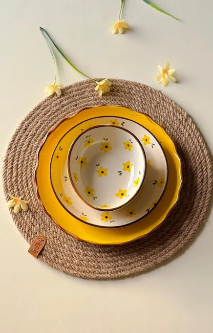 Limone Gardenia Premium Dinner Set - 36 pcs