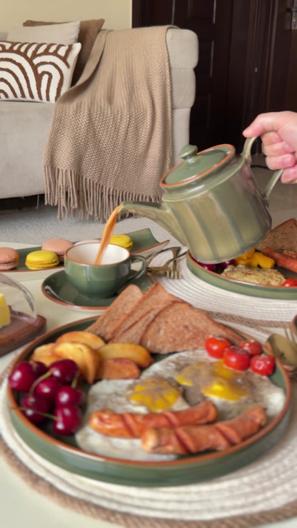 Sage Green Premium Dinner Set - 45 pcs