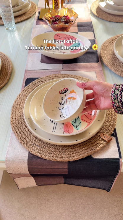 Boho Garden Dinner Set - 32 pcs
