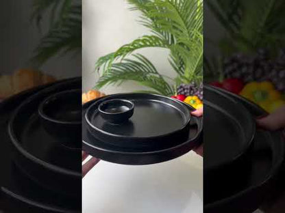 Black Matte Platter