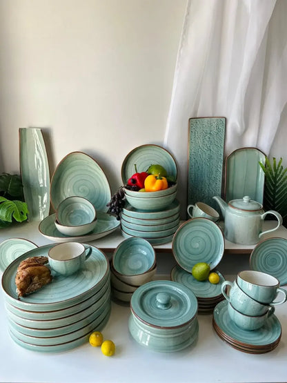 Aqua Premium Dinner Set - 44 Pcs